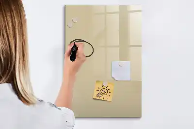 Magnettafel zum Beschreiben in Beige