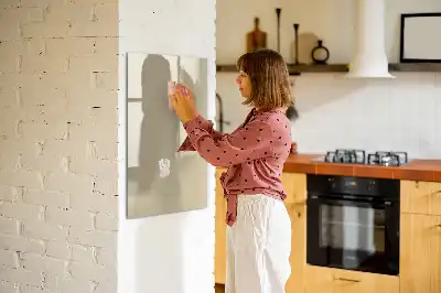 Magnettafel zum Beschreiben in Beige
