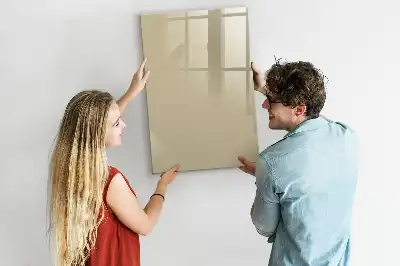 Magnettafel zum Beschreiben in Beige