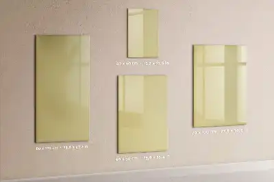 Beschreibbare Magnettafel in Creme
