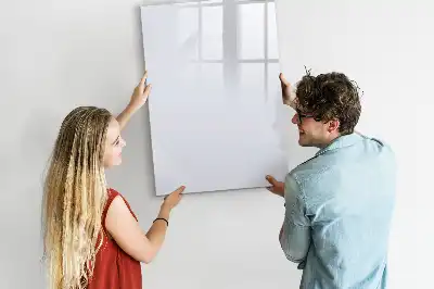 Magnettafel zum Schreiben von Off-White