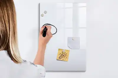 Magnettafel zum Schreiben von Off-White
