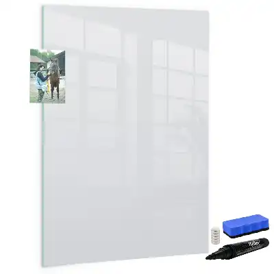 Magnettafel zum Schreiben von Off-White