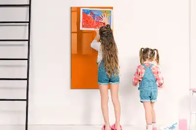 Magnettafel beschreibbar in der Farbe Orange