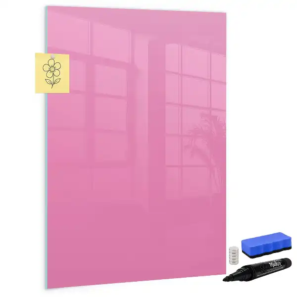 Magnettafel zum Beschreiben in Rosa