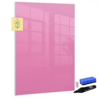 Magnettafel zum Beschreiben in Rosa