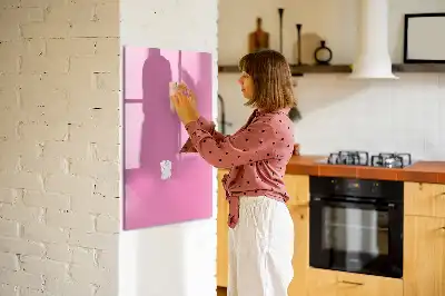 Magnettafel zum Beschreiben in Rosa