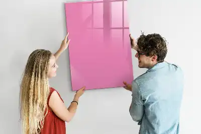 Magnettafel zum Beschreiben in Rosa