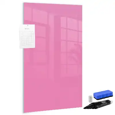 Magnettafel zum Beschreiben in Rosa