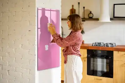 Magnettafel zum Beschreiben in Rosa