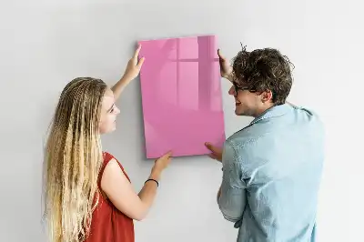 Magnettafel zum Beschreiben in Rosa