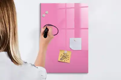 Magnettafel zum Beschreiben in Rosa