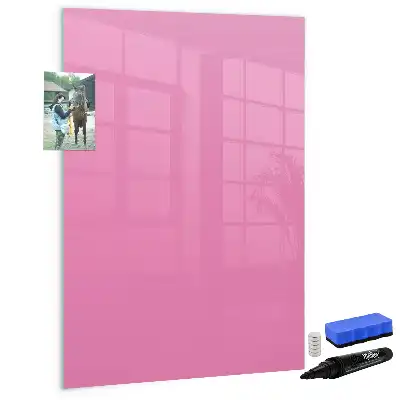 Magnettafel zum Beschreiben in Rosa