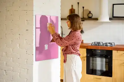 Magnettafel zum Beschreiben in Rosa