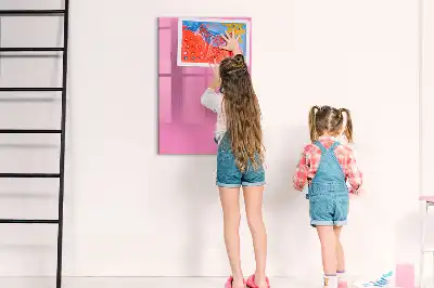 Magnettafel zum Beschreiben in Rosa