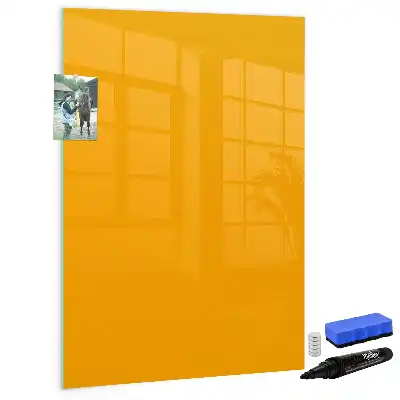 Magnettafel zum Schreiben in Goldgelb