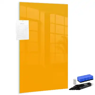 Magnettafel zum Schreiben in Goldgelb