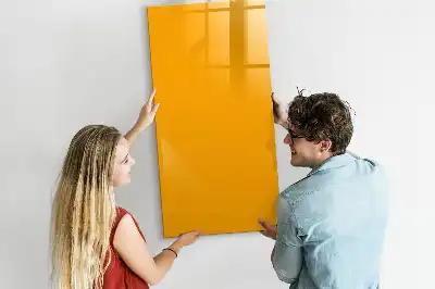 Magnettafel zum Schreiben in Goldgelb