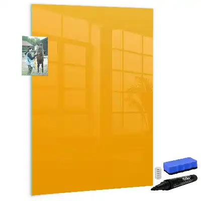 Magnettafel zum Schreiben in Goldgelb