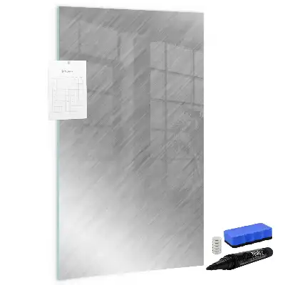 Magnettafel zum Beschreiben in metallischem Glanz