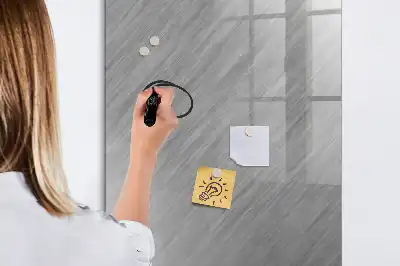Magnettafel zum Beschreiben in metallischem Glanz