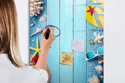 Magnettafel beschreibbar Strandset