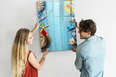 Magnettafel beschreibbar Strandset