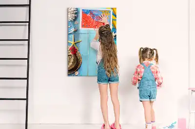 Magnettafel beschreibbar Strandset
