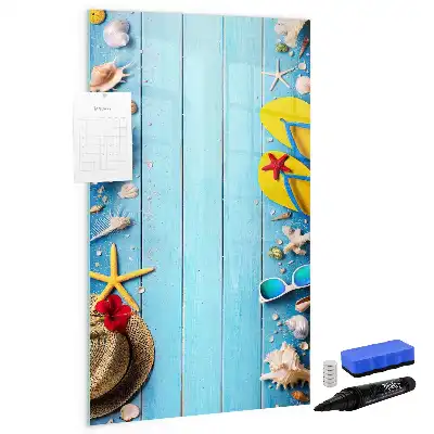 Magnettafel beschreibbar Strandset