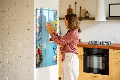 Magnettafel beschreibbar Strandset