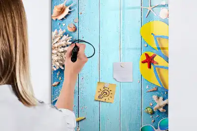 Magnettafel beschreibbar Strandset