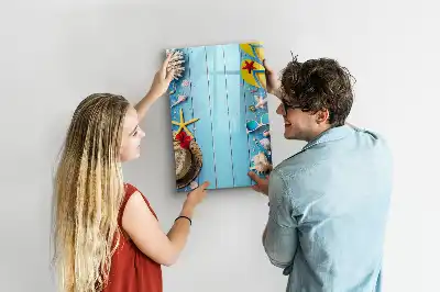 Magnettafel beschreibbar Strandset