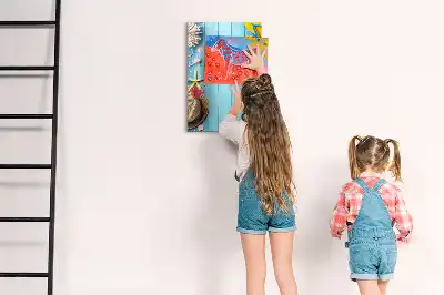 Magnettafel beschreibbar Strandset