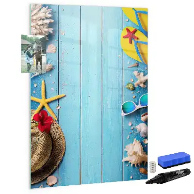 Magnettafel beschreibbar Strandset