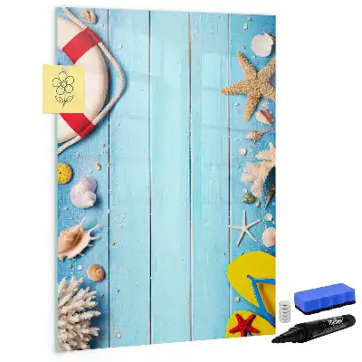 Magnettafel zum Beschreiben Set für Strandliebhaber