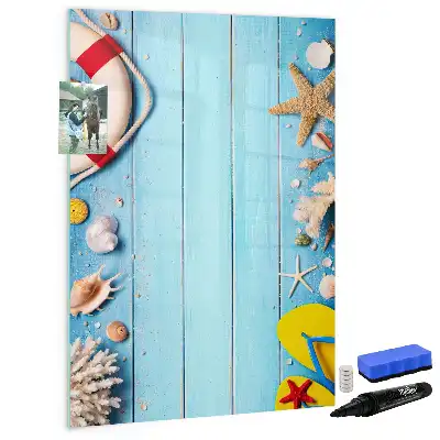 Magnettafel zum Beschreiben Set für Strandliebhaber
