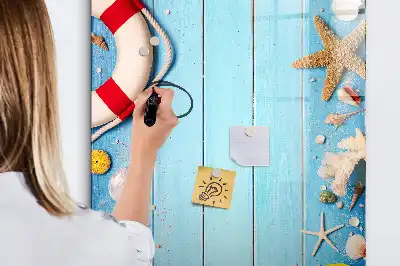Magnettafel zum Beschreiben Set für Strandliebhaber