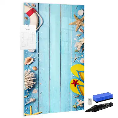 Magnettafel zum Beschreiben Set für Strandliebhaber
