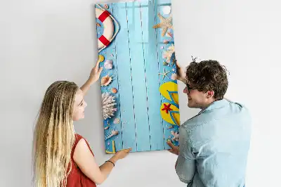 Magnettafel zum Beschreiben Set für Strandliebhaber