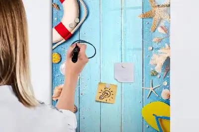 Magnettafel zum Beschreiben Set für Strandliebhaber