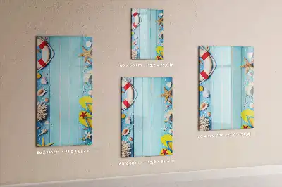 Magnettafel zum Beschreiben Set für Strandliebhaber