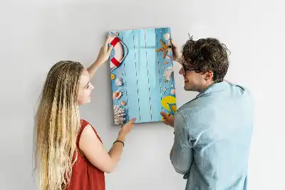 Magnettafel zum Beschreiben Set für Strandliebhaber