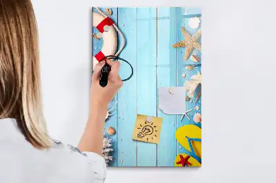 Magnettafel zum Beschreiben Set für Strandliebhaber