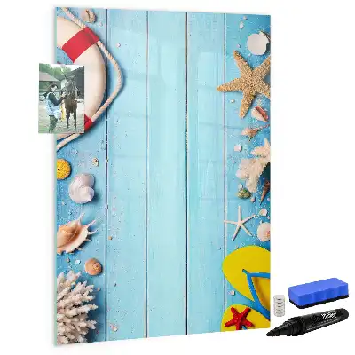 Magnettafel zum Beschreiben Set für Strandliebhaber