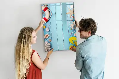 Magnettafel zum Beschreiben Set für Strandliebhaber