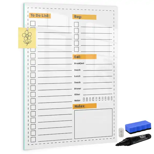 To-Do-Liste beschreibbare Magnettafel