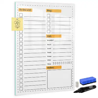 To-Do-Liste beschreibbare Magnettafel