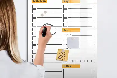 To-Do-Liste beschreibbare Magnettafel