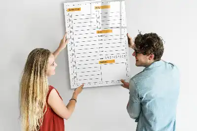 To-Do-Liste beschreibbare Magnettafel