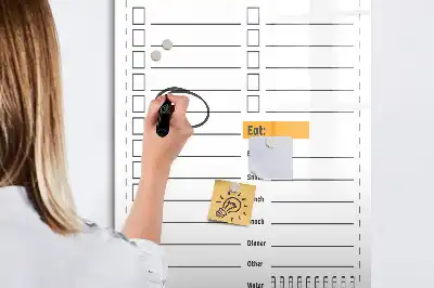 To-Do-Liste beschreibbare Magnettafel